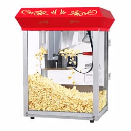 Great Northern Foundation 8 oz. Red Countertop Popcorn Machine with Whisper Quiet Motor thumbnail 4