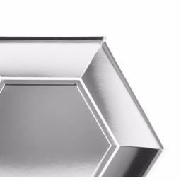 Sugar Plum Party SugarPlum Collection 16-Piece Sterling Silver Hexagon Paper Dinner Plates thumbnail 2