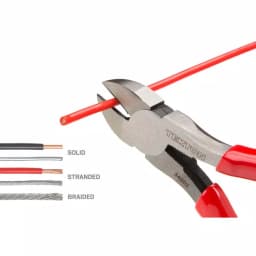 TEKTON 3-Piece Plier Set: Slip Joint, Long Nose, and Diagonal Cutting Pliers thumbnail 9