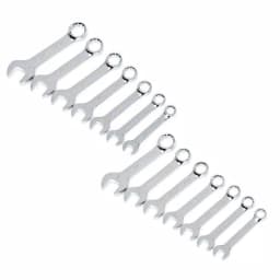 Husky 14-Piece Stubby Combination Wrench Set, SAE and Metric thumbnail 1