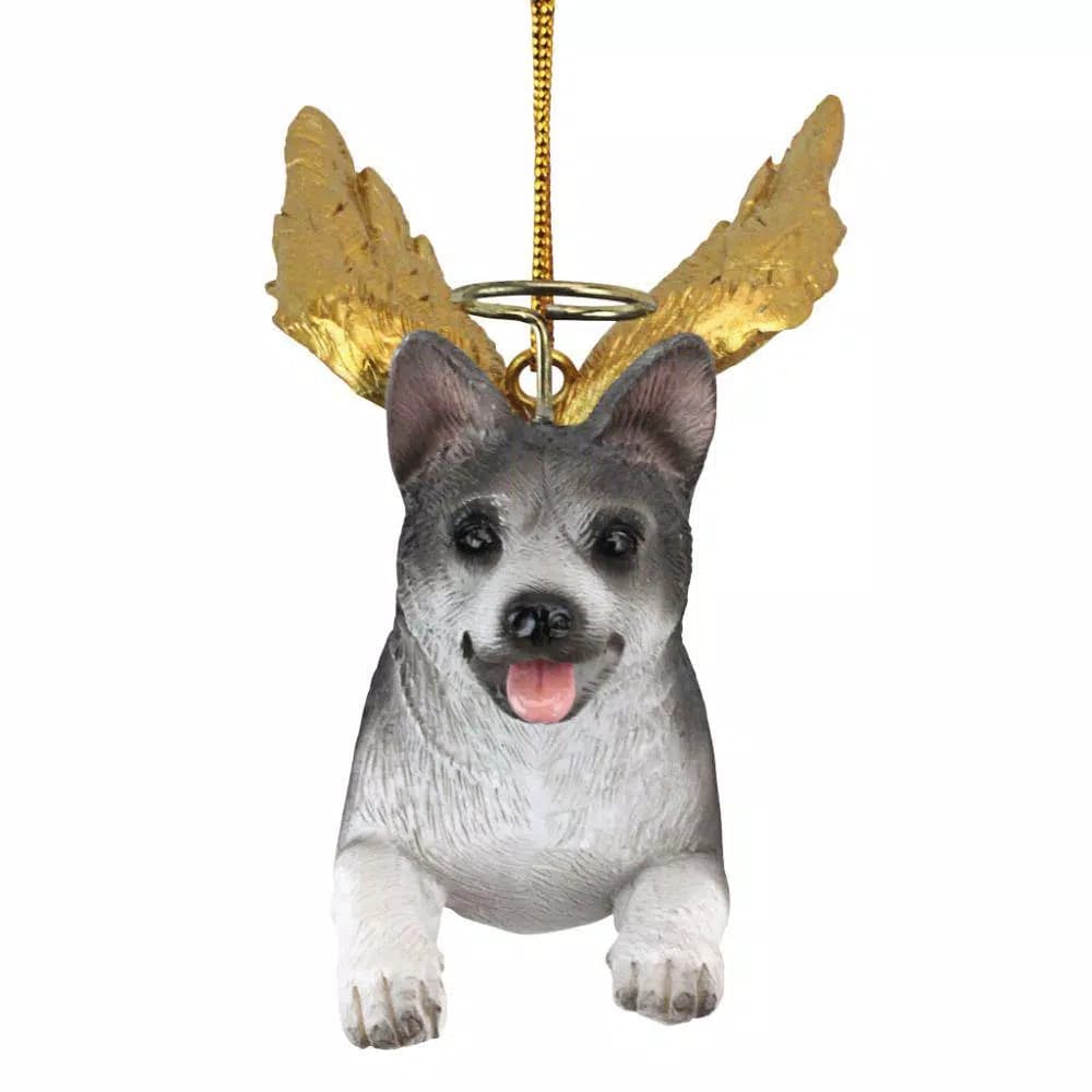 Design Toscano Siberian Husky Angel Dog Christmas Ornament