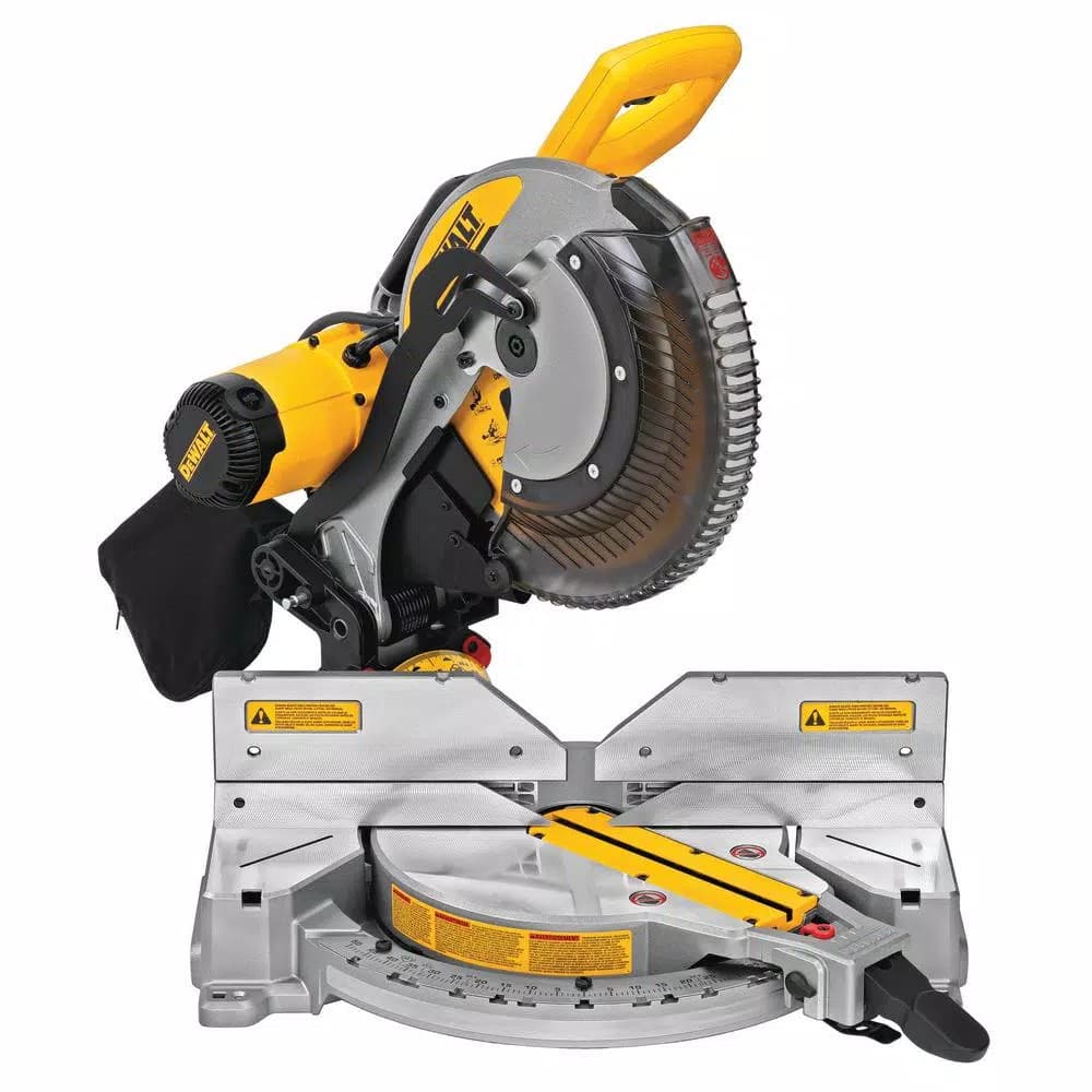 DEWALT 12 in. Double-Bevel Compound Miter Saw, 15 Amp, with Cutline LED