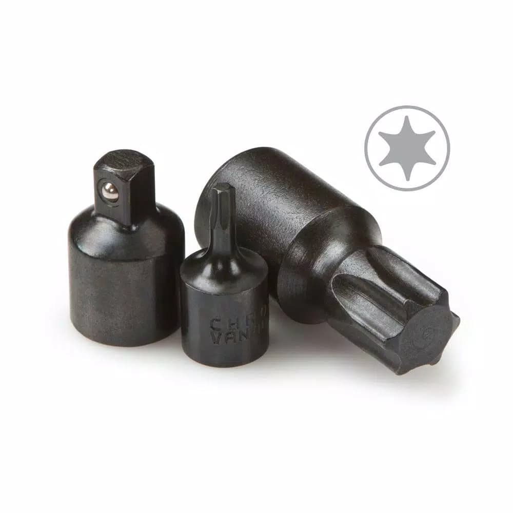 TEKTON 13-Piece Impact Star Bit Socket Set, 1/4 in. and 3/8 in. Drive, T10-T60
