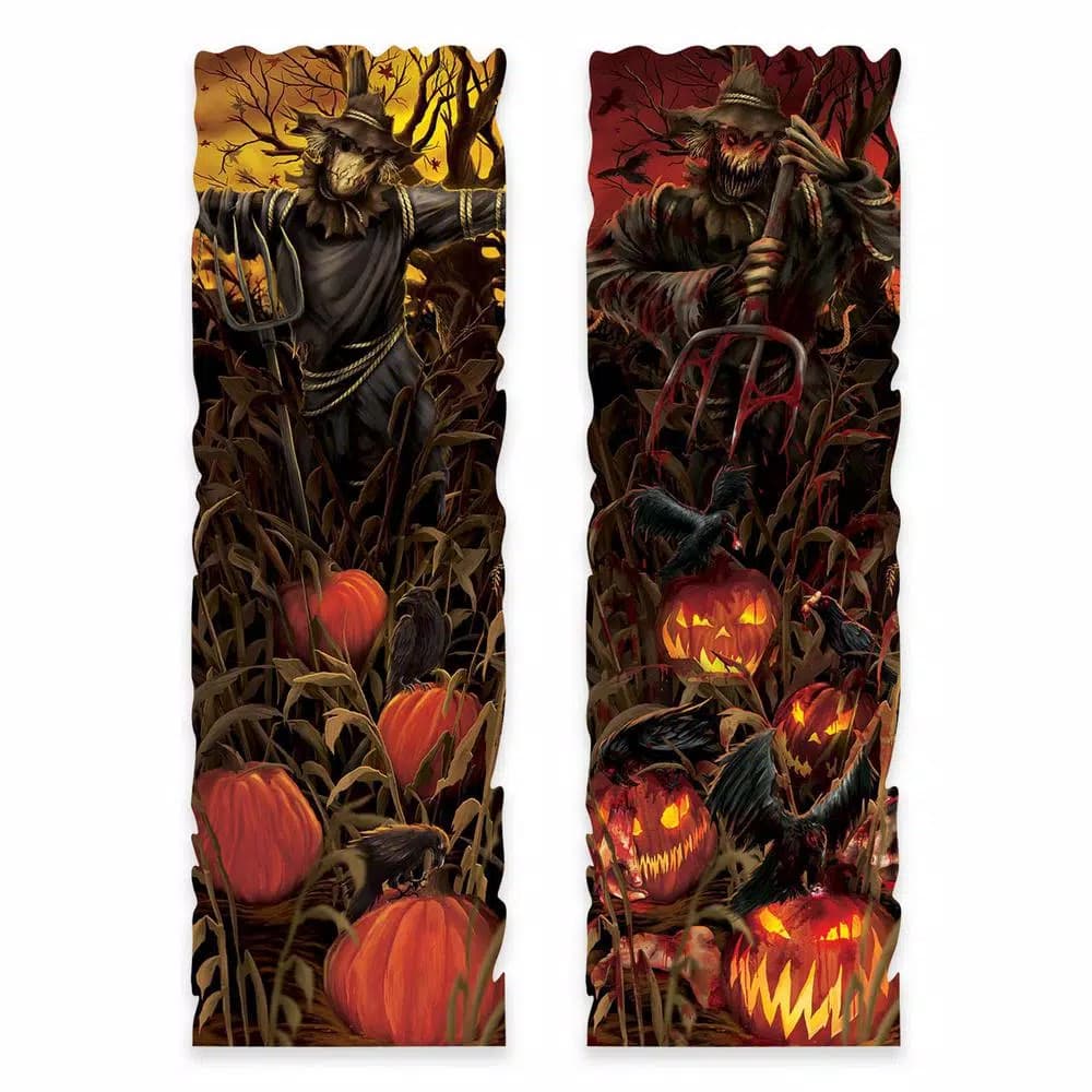 Amscan 37 in. Halloween Field of Screams Lenticular Hanging Sign