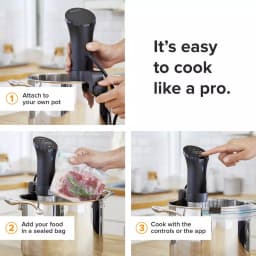 Anova Precision Cooker WiFi Sous Vide, Black and Silver thumbnail 2