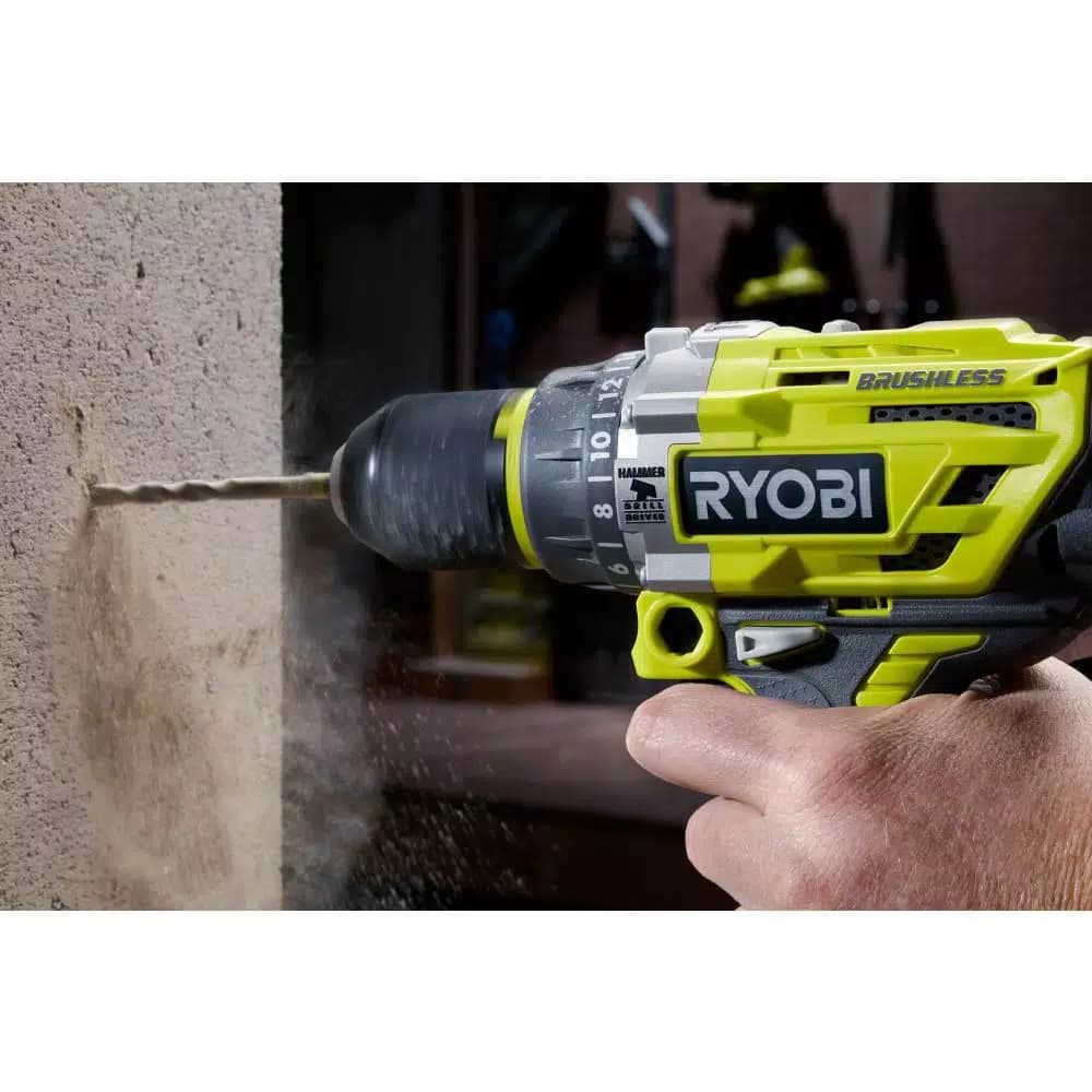 RYOBI 3-Piece Impact Rated Masonry Drill Bit Set, 1/4 in. Hex Shank
