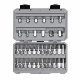 TEKTON 3/8 in. Drive Torx, TR Torx, and External Star Socket Set, 36-Piece thumbnail 1