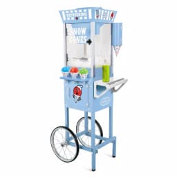 Nostalgia SCC200 Vintage Collection Snow Cone Machine Cart, 53 in., Blue thumbnail 1