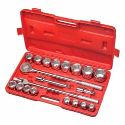 TEKTON 21-Piece 3/4 in. Drive 6-Point Shallow Socket Set, 7/8 in. to 2 in. thumbnail 2