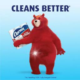 Charmin Ultra Strong Toilet Paper, 18 Mega Plus Rolls, 2-Ply White thumbnail 7