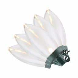 Home Accents Holiday 100-Light LED C9 Warm White Smooth Bulb String Lights, 65 ft, Green Wire thumbnail 1