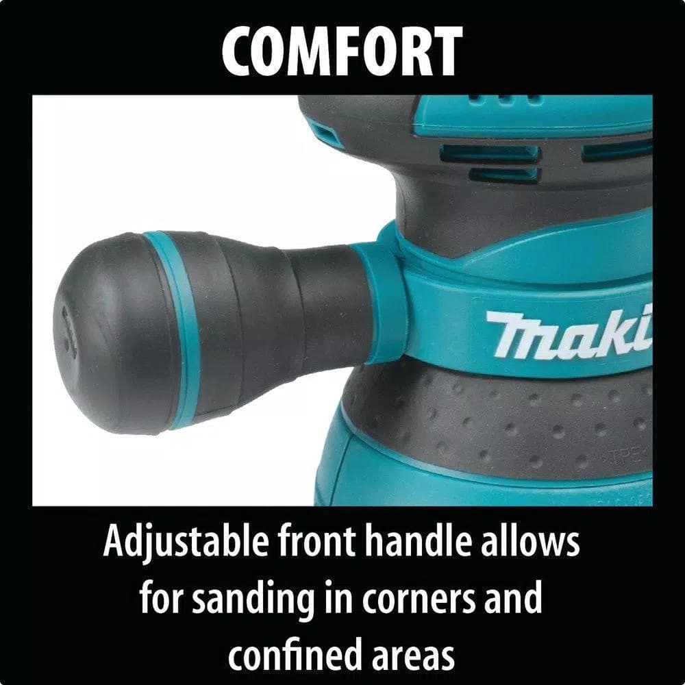 Makita 5 in. Variable Speed Random Orbital Sander with Tool Case, 3 Amp