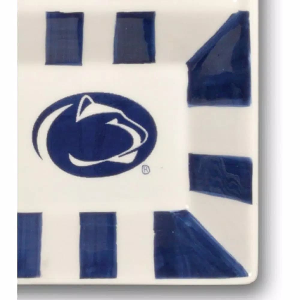 Magnolia Lane Penn State NCAA Officially Licensed 4-Section Ceramic Tailgating Serving Platter