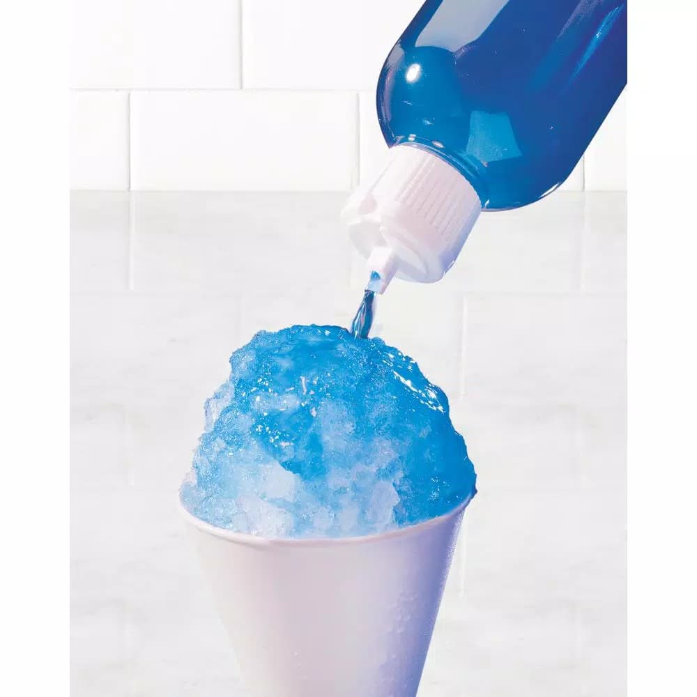 Nostalgia ISM1000 Electric Shaved Ice & Snow Cone Maker, Blue and White