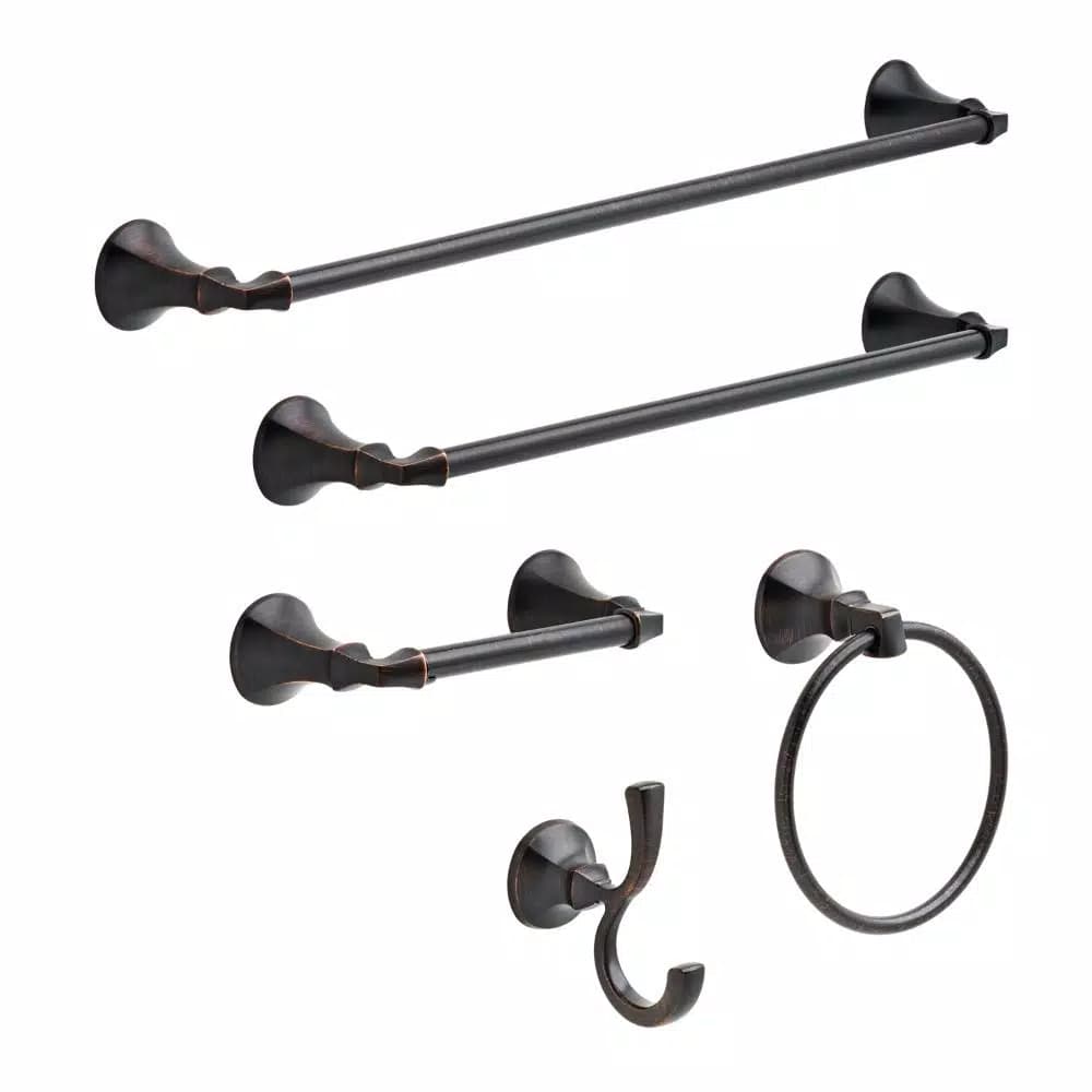 Delta Ashlyn 24 in. Towel Bar in Venetian Bronze