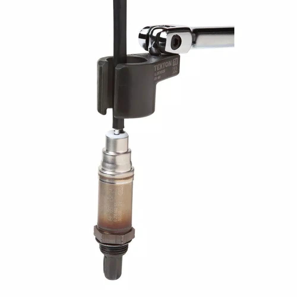 TEKTON 7/8 in. (22 mm) Offset Oxygen Sensor Socket, 3/8 in. Drive