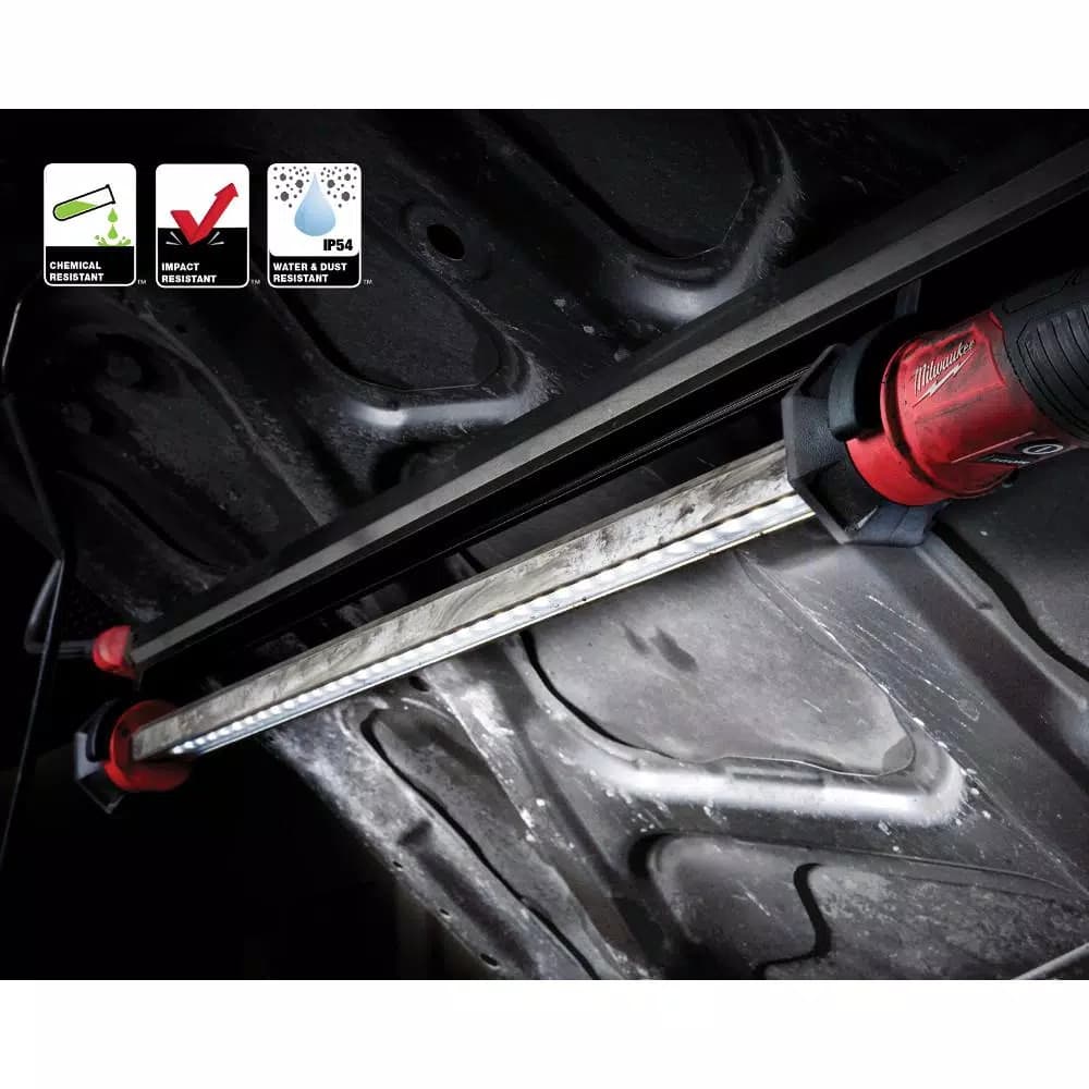 Milwaukee M12 12V Cordless LED Underhood Light Kit with 4.0Ah Battery and Charger