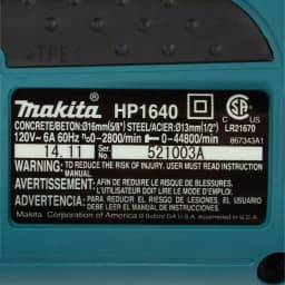 Makita 6 Amp 1/2 in. Corded Hammer Drill with Variable Speed thumbnail 7