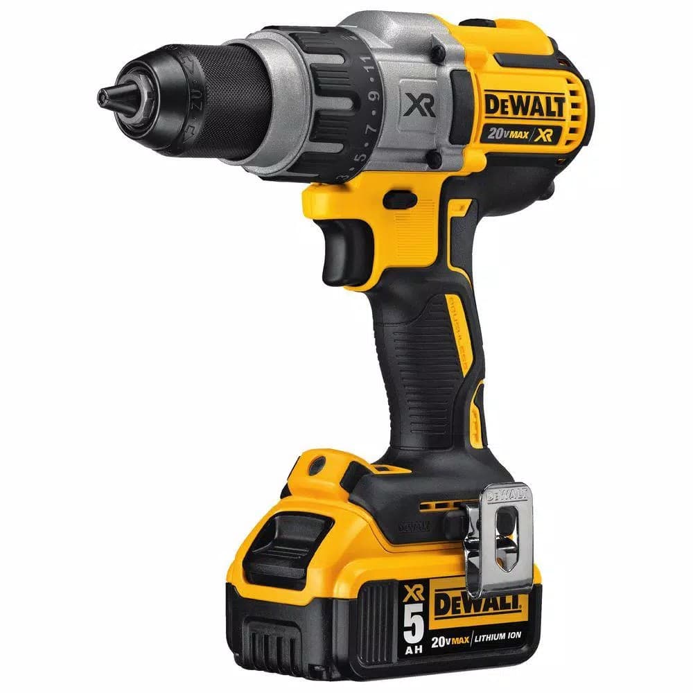 DEWALT 20V MAX XR Brushless 1/2 in. Hammer Drill Kit with (2) 5 Ah Batteries & Charger