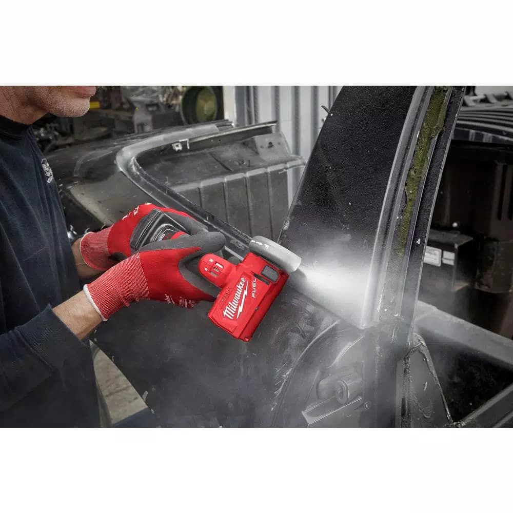 Milwaukee M12 FUEL 12V Brushless 3 in. Cordless Cut Off Saw Kit with 4.0 Ah Battery, Charger, and Bag