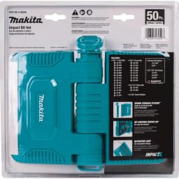 Makita ImpactX 50-Piece Impact Rated Driver Bit Set, S2 Steel Hex Shank thumbnail 3