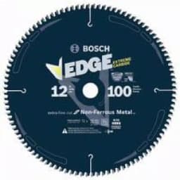 Bosch 12 in. 100 Tooth Edge Non-Ferrous Metal-Cutting Circular Saw Blade thumbnail 1