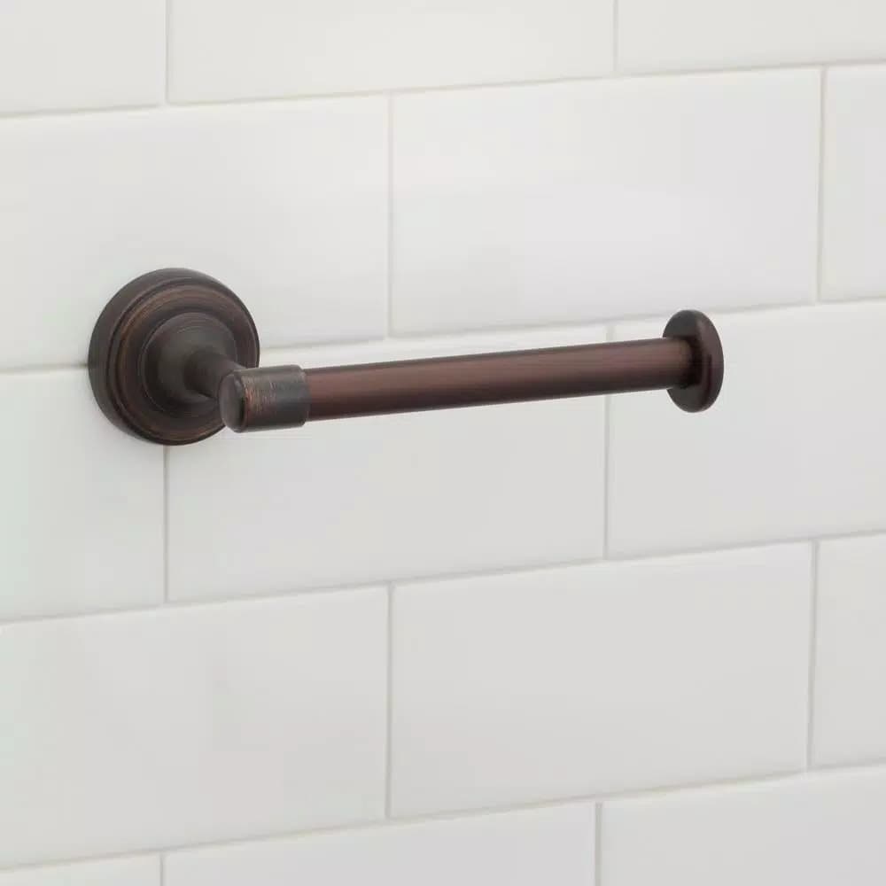 Glacier Bay Single Post Toilet Paper Holder, Oil Rubbed Bronze