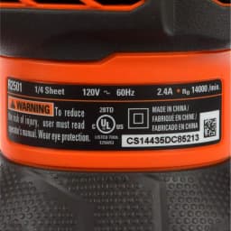 RIDGID 2.4 Amp 1/4 Sheet Sander with AIRGUARD Dust Collection Technology thumbnail 5