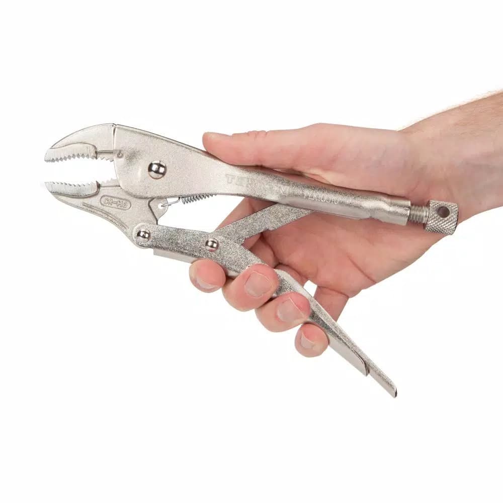 TEKTON 10 in. Curved Jaw Locking Pliers, 4-Pack