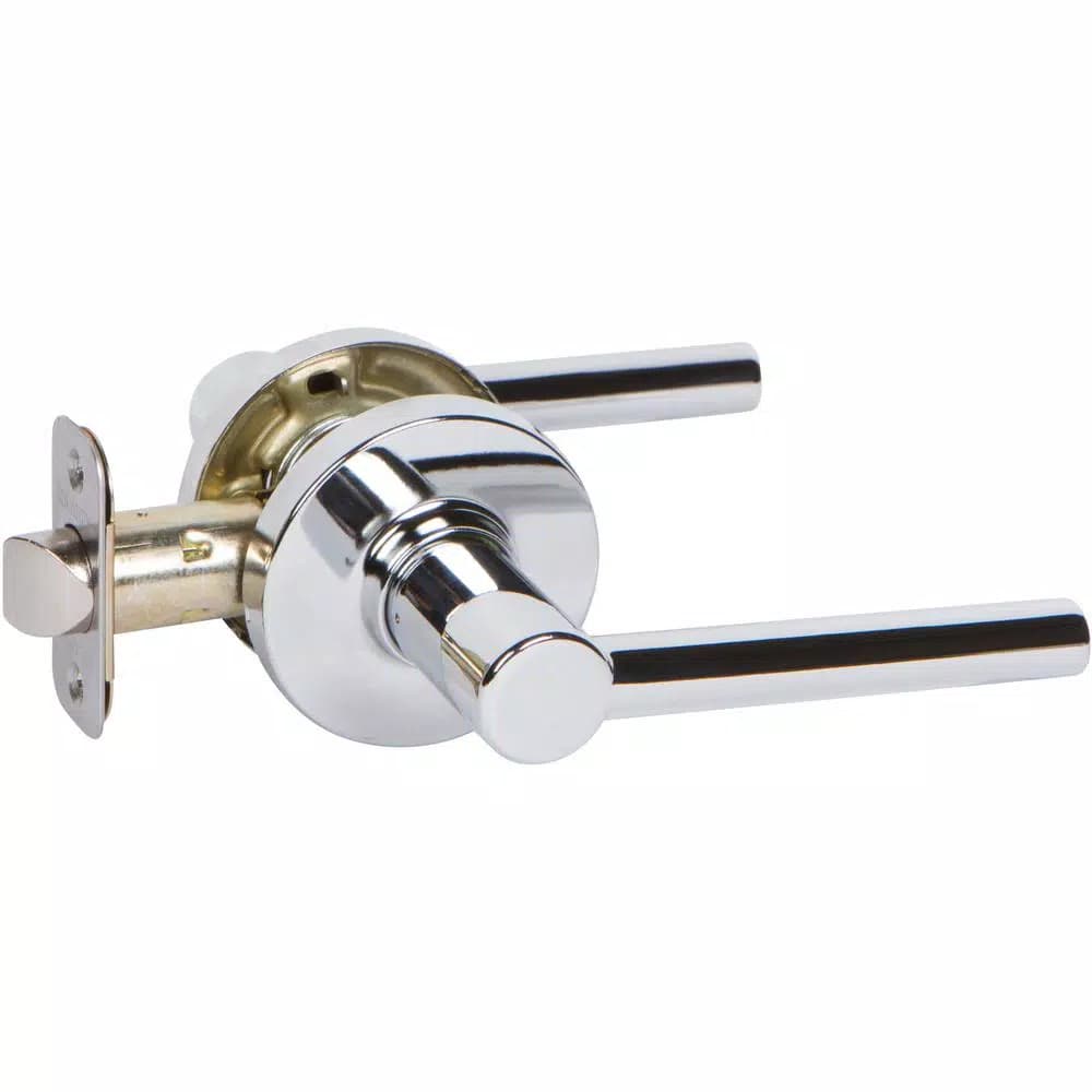 Delaney RD Series Contemporary Polished Chrome Straight Passage Door Lever