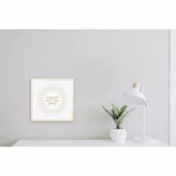 Petal Lane Home Stay Kind And Extra Sparkly Magnetic Memo Board with Gold Frame thumbnail 2