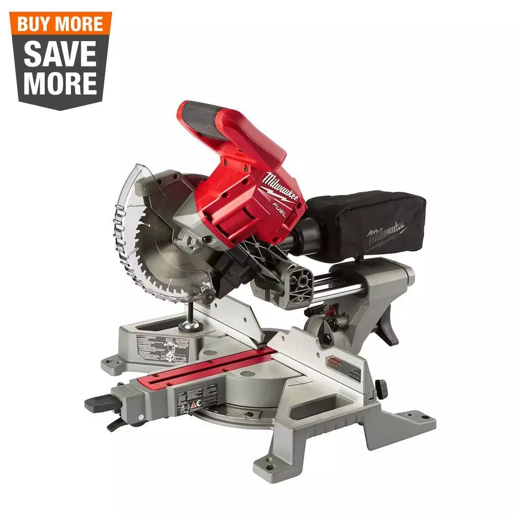 Milwaukee M18 FUEL 7-1/4 in. Dual Bevel Sliding Compound Miter Saw (Tool-Only)