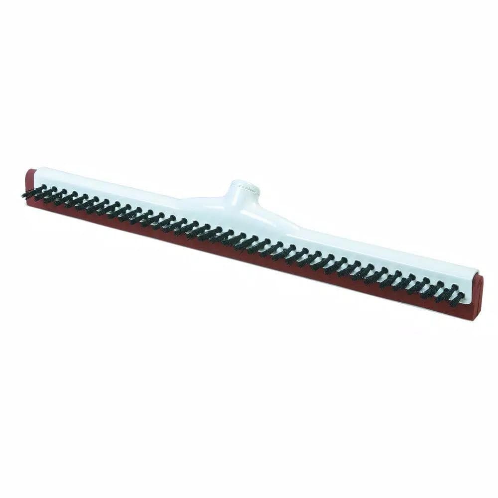 Carlisle 18 in. Double Foam Plastic Floor Squeegee with Scrubbing Bristles (Case of 10)