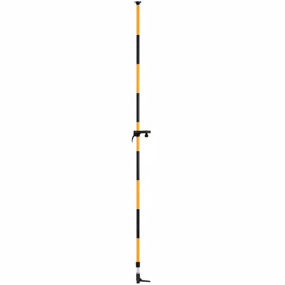 Johnson Adjustable Interior Laser Level Pole with Quick Release Clamp and Carrying Case