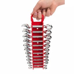 TEKTON 12-Tool Store-and-Go Stubby Wrench Rack Keeper, Red thumbnail 4