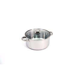 ExcelSteel 7-Piece Stainless Steel Cookware Set with Tempered Glass Lids - Induction Ready thumbnail 3