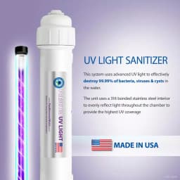 APEC Water Systems APEC UV Ultra Violet Sterilizer Water Filter Kit with 1/4 in. Quick Connect thumbnail 2
