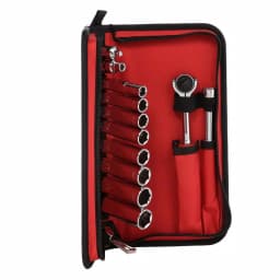 Milwaukee 12-Piece 3/8 in. Drive Metric Ratchet and Socket Set thumbnail 2