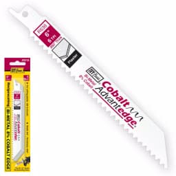 Ivy Classic 6 in. 6 TPI Bi-Metal Reciprocating Saw Blades for Plaster and Stucco, 5-Pack thumbnail 2
