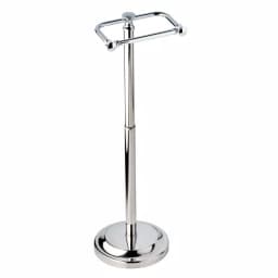 Delta Silverton Telescoping Free-Standing Toilet Paper Holder in Polished Chrome thumbnail 1