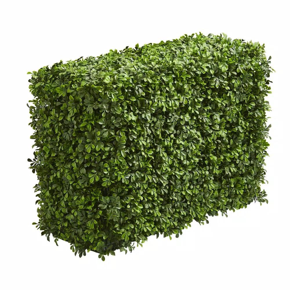Nearly Natural 30 in. Artificial Eucalyptus Hedge - Indoor Greenery Decor