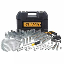 DEWALT 247-Piece Mechanics Tool Set with 72-Tooth Ratchets and Blow Molded Case thumbnail 1
