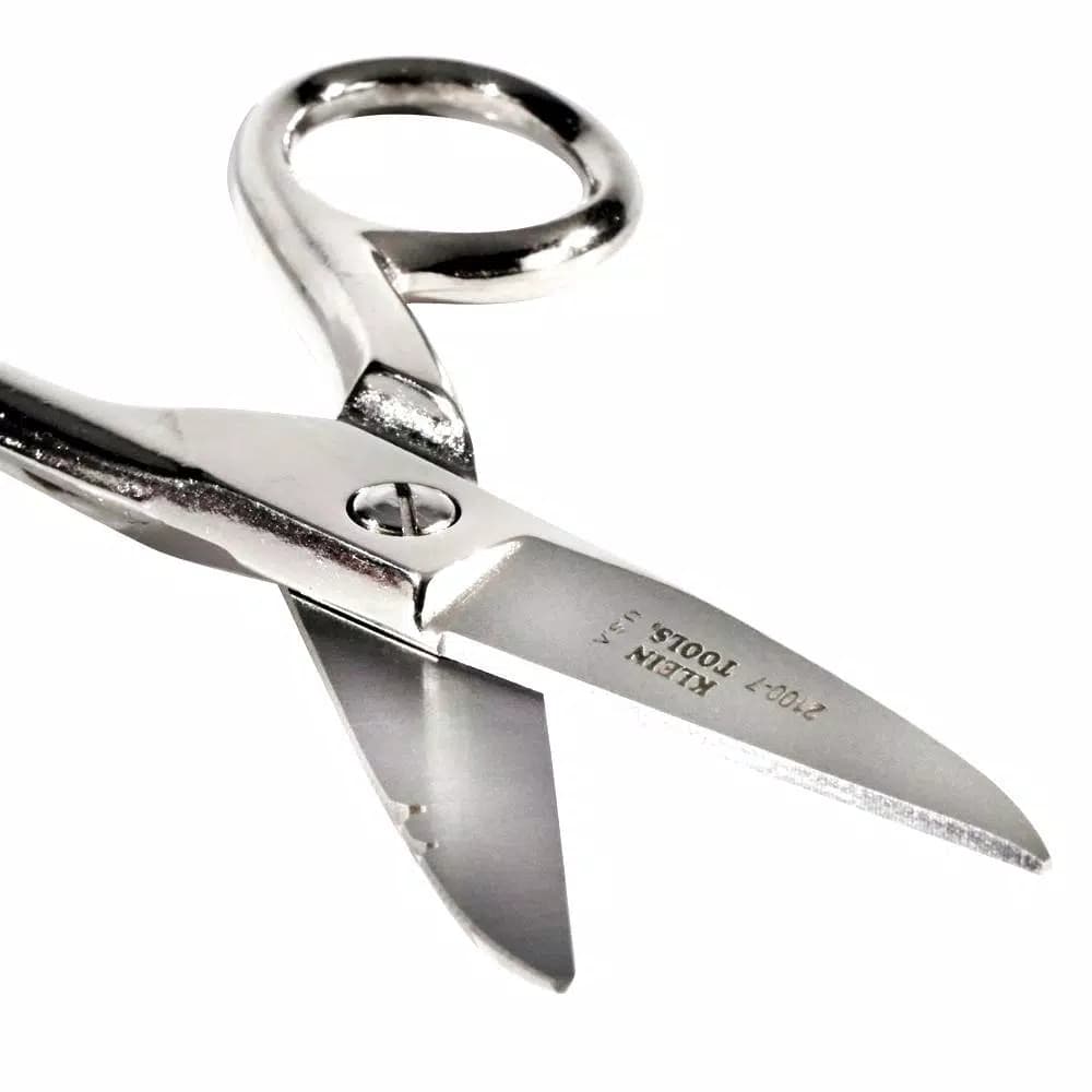 Klein Tools Electrician's Scissors with Wire Stripping Notches