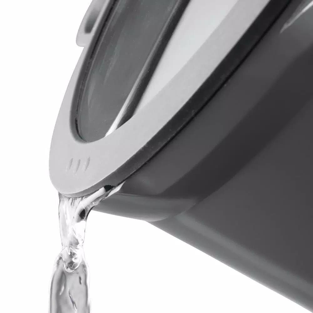 BergHOFF GEM Stay Cool 5 qt. Cast Aluminum Nonstick Stock Pot with Glass Lid, Gray
