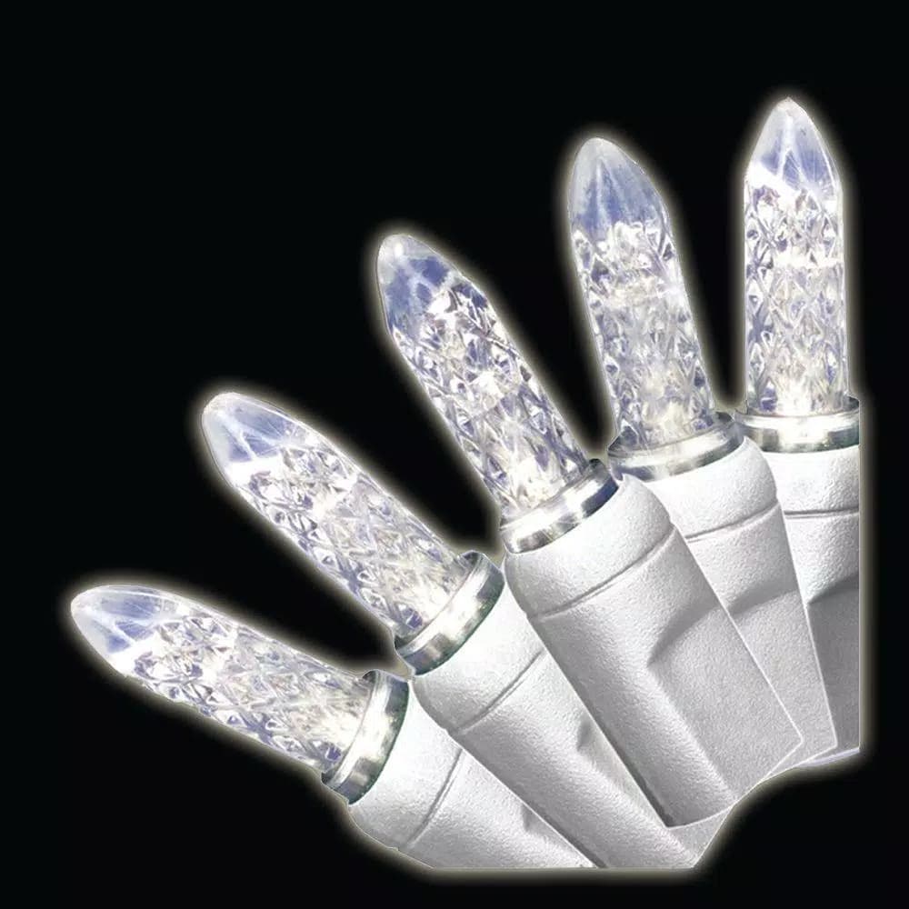 Brite Star 60-Light Pure White Amazing Ice Drip LED Icicle Light Set