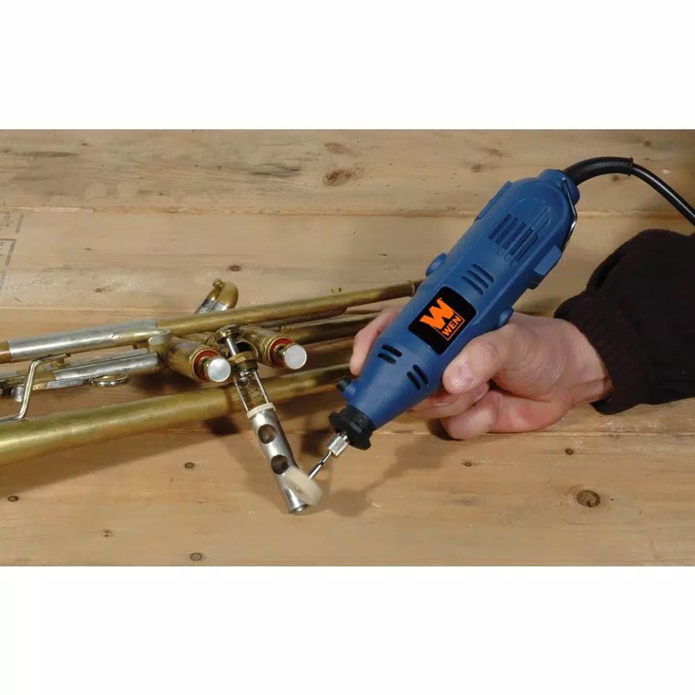 WEN Rotary Tool Kit with Flex Shaft, 8000-30000 RPM Variable Speed, 80 Accessories