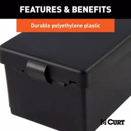 CURT Lockable Breakaway Battery Case, 5" x 3-1/4" x 3-7/8" thumbnail 5