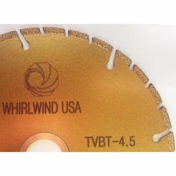 Whirlwind USA 4.5 in. 32-Teeth Segmented Diamond Blade for Metal and Plastic thumbnail 2