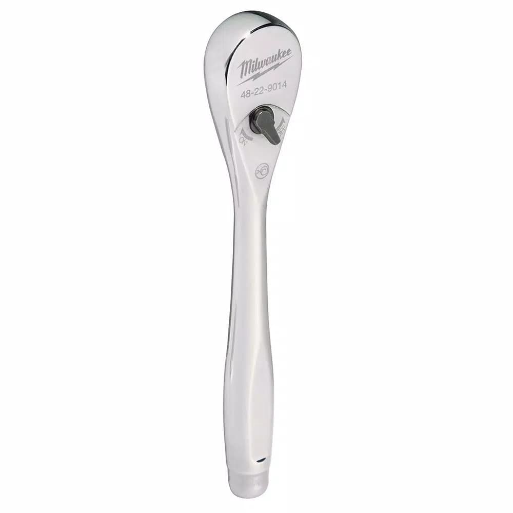 Milwaukee 1/4 in. Drive 90-Tooth Slim Profile Ratchet