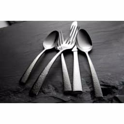 Oneida Chef's Table Hammered 18/0 Stainless Steel Dessert and Salad Forks, 12-Piece Set thumbnail 2